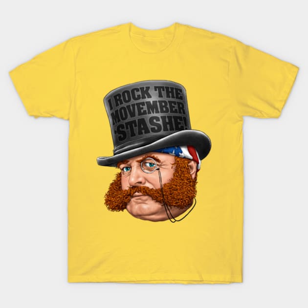 Movember 'Stashe T-Shirt by Motzart